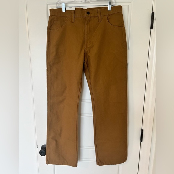 Dickies Tan Carpenter Jeans 32x30 Relaxed Fit - Fits Over Boots - New w/ Tags - Picture 1 of 10
